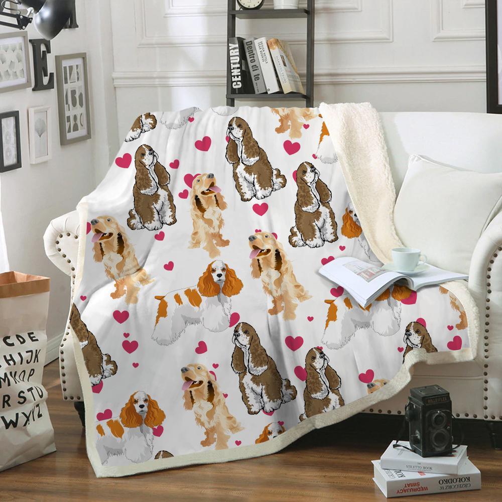 American Cocker Spaniel Blanket