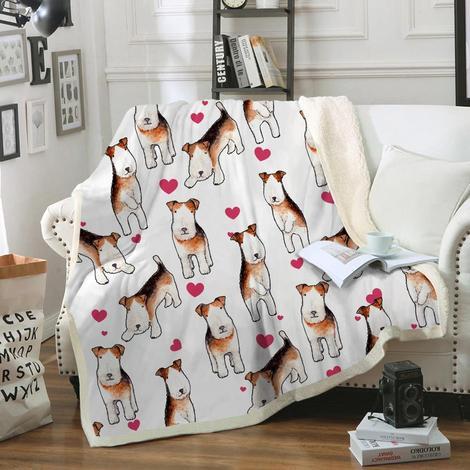 Wire Fox Terrier Blanket
