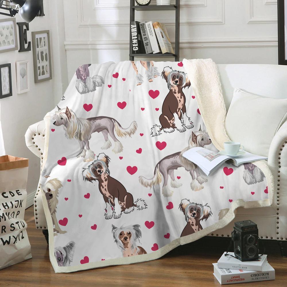 Chinese Crested Blanket