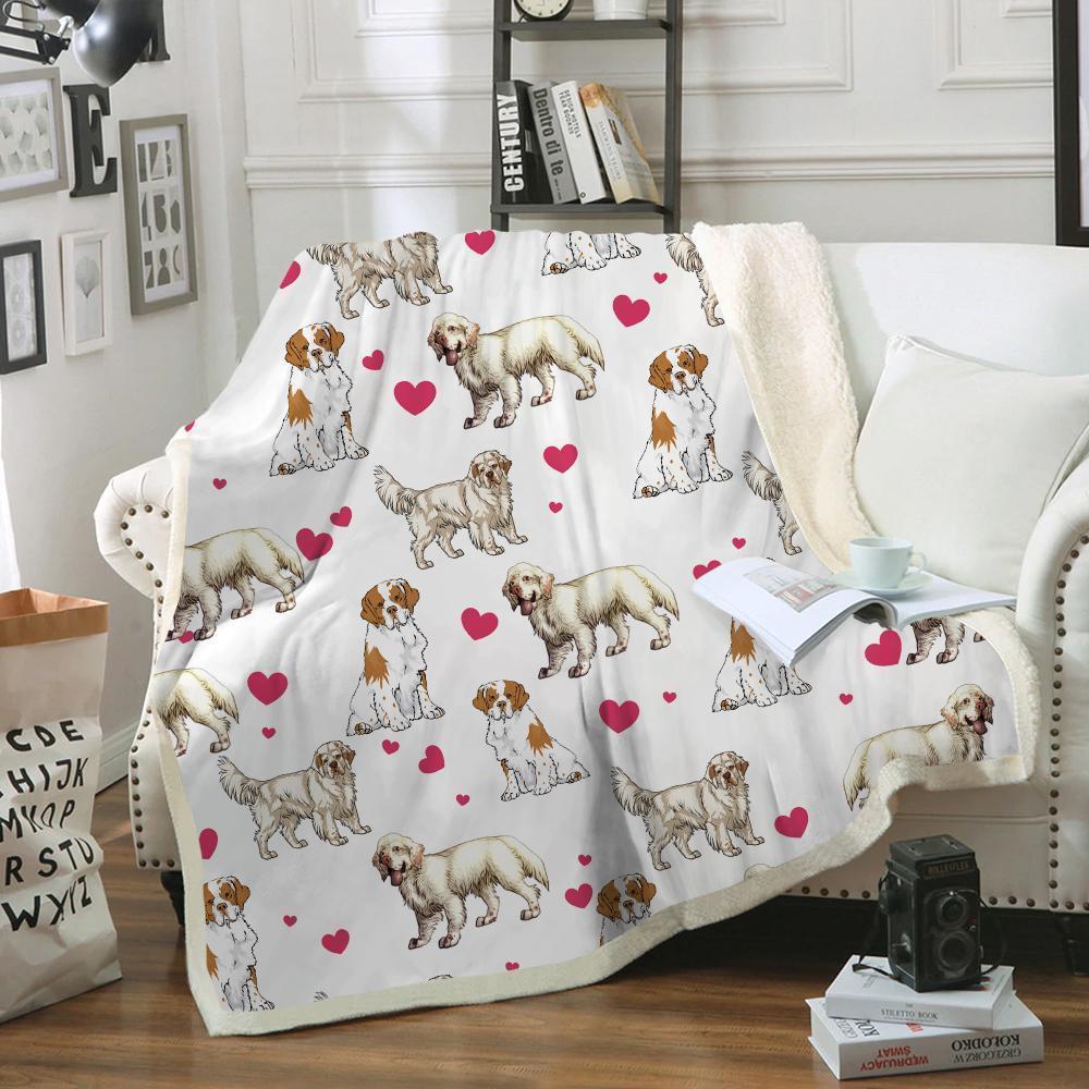 Clumber Spaniel Blanket