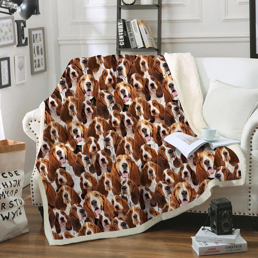 Basset Hound Blanket