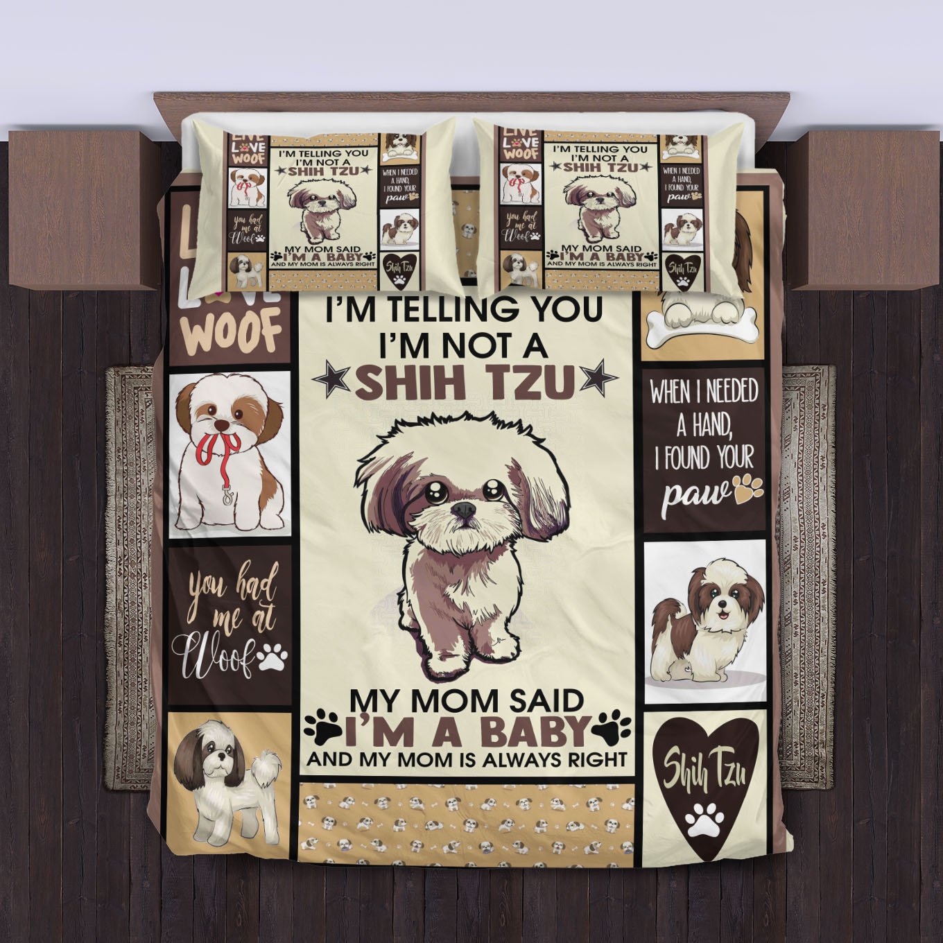 Shih Tzu Bedding Set