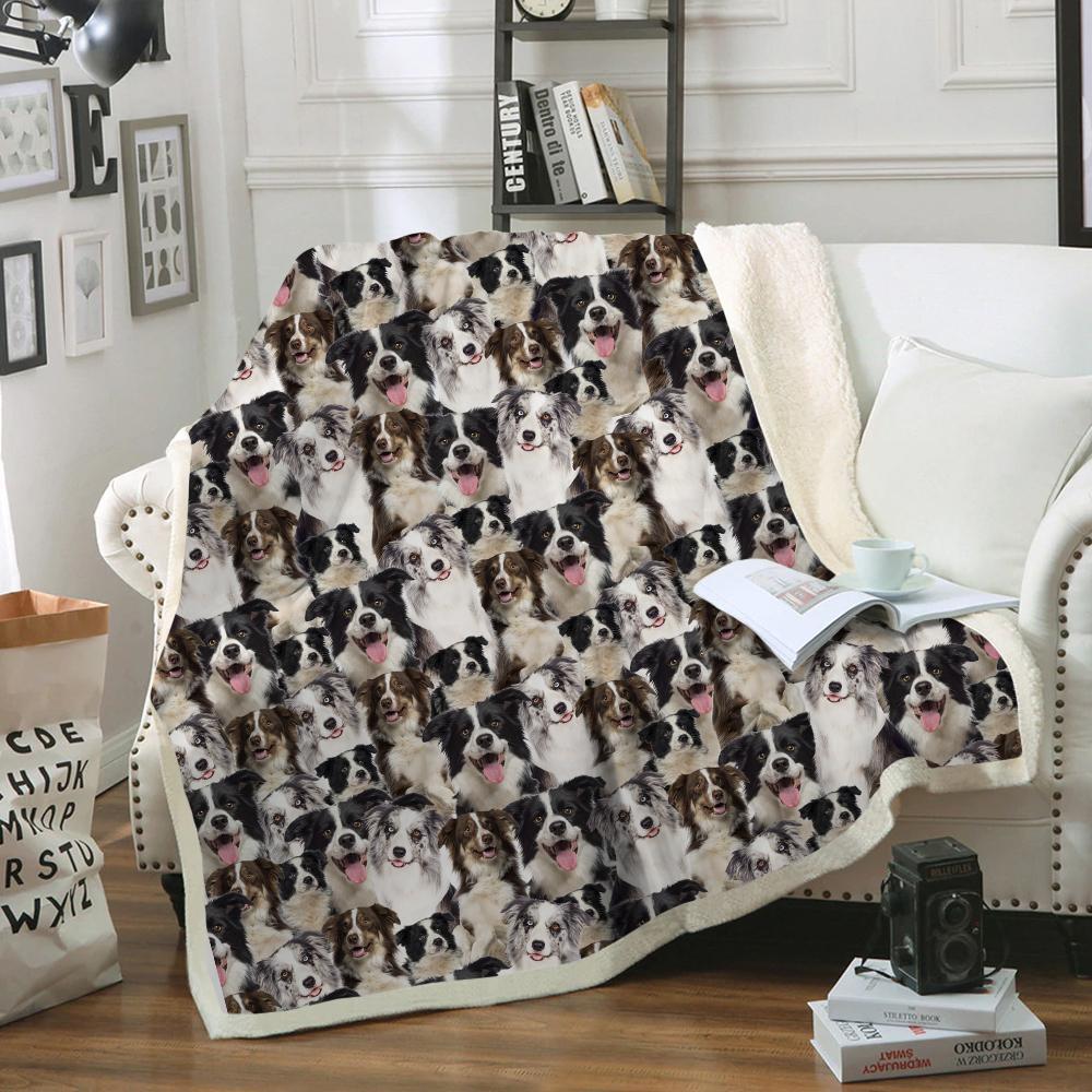 Border Collie Blanket