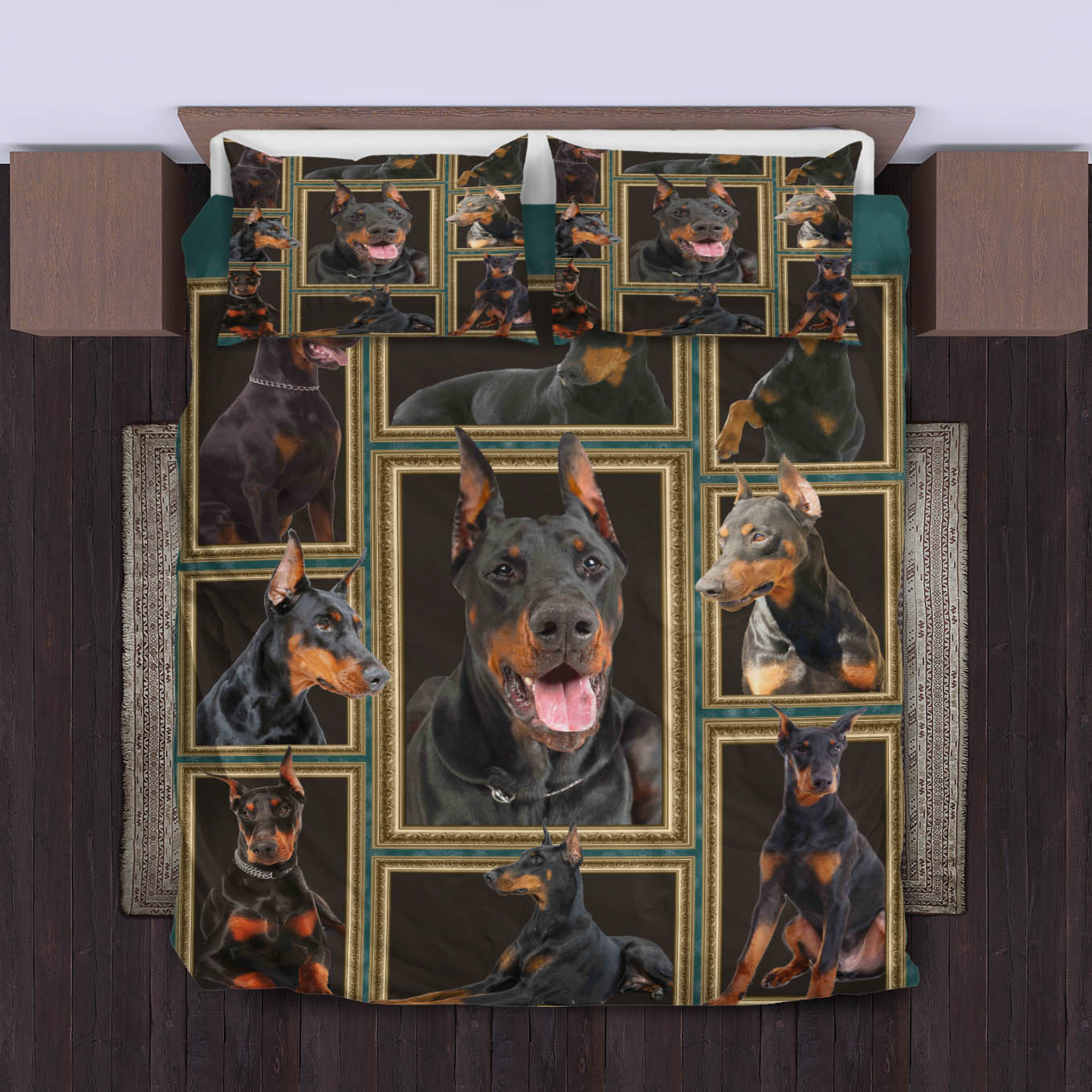 Doberman Bedding Set