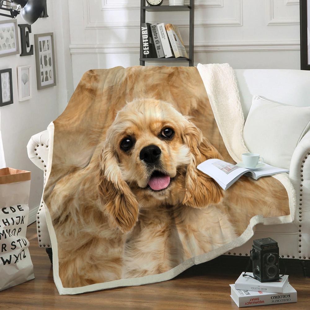 American Cocker Spaniel Blanket
