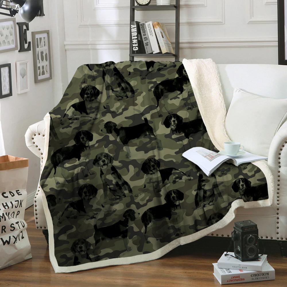 Beagle Camo Blanket