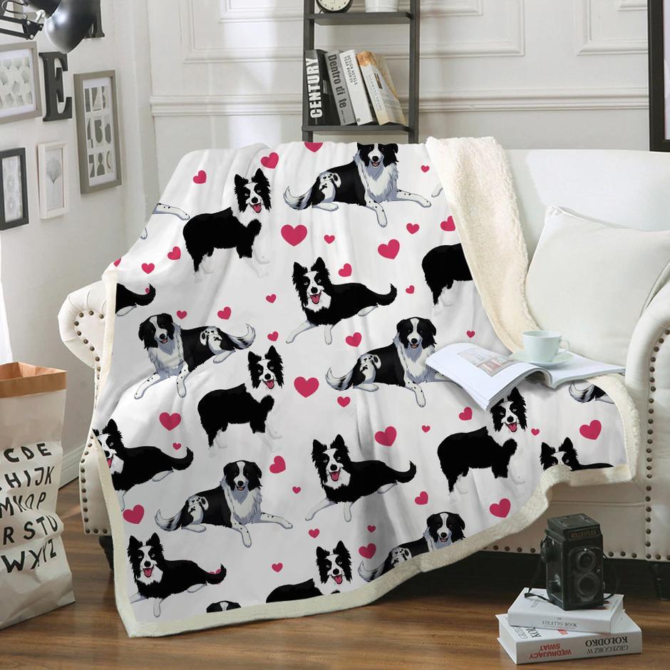 Border Collie Blanket
