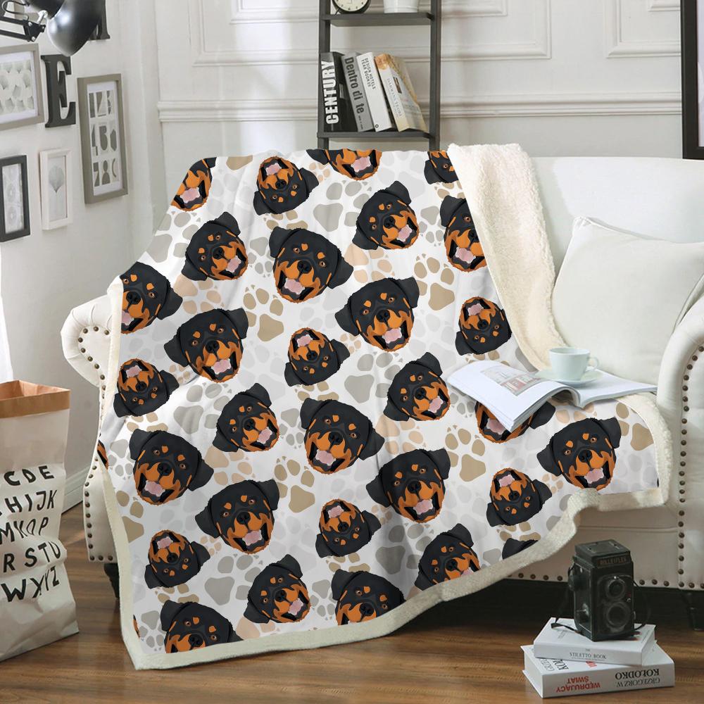 Cute Rottweiler Blanket