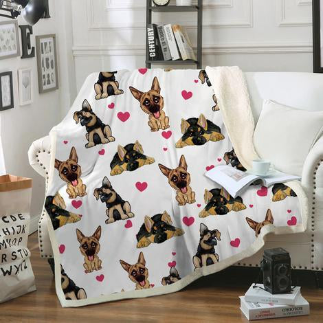 German Shepherd Blanket