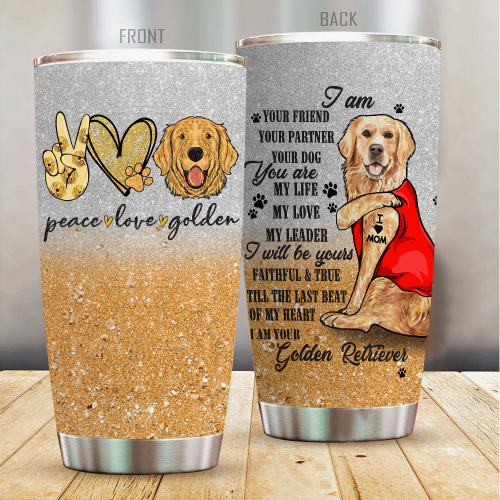 Golden Retriever Tumbler