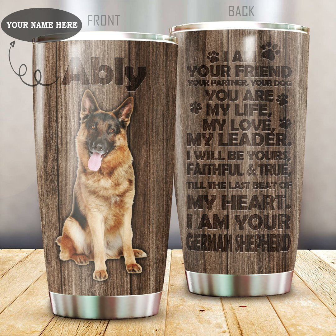 German Shepherd Stainless Steel Tumbler