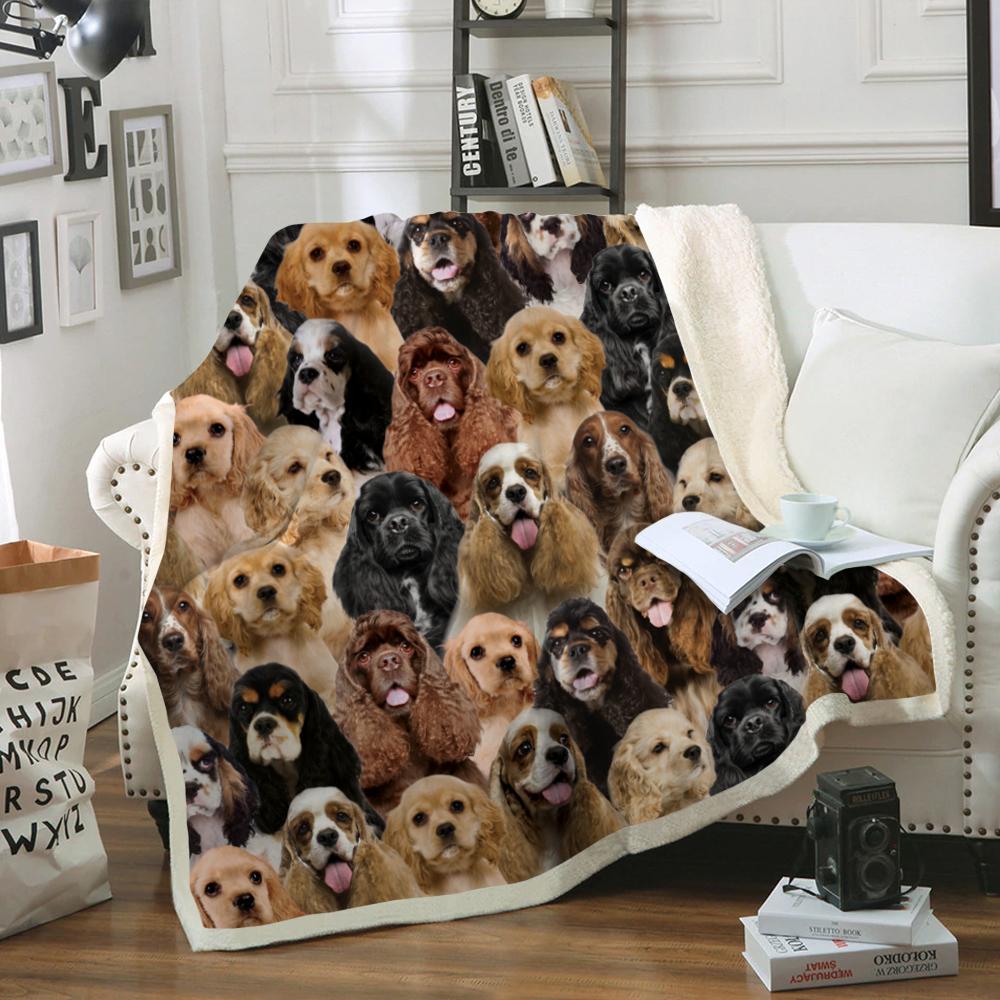 You Will Have A Bunch Of American Cocker Spaniels Blanket