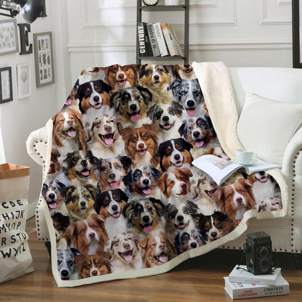 You Will Have A Bunch Of Australian Shepherds Blanket