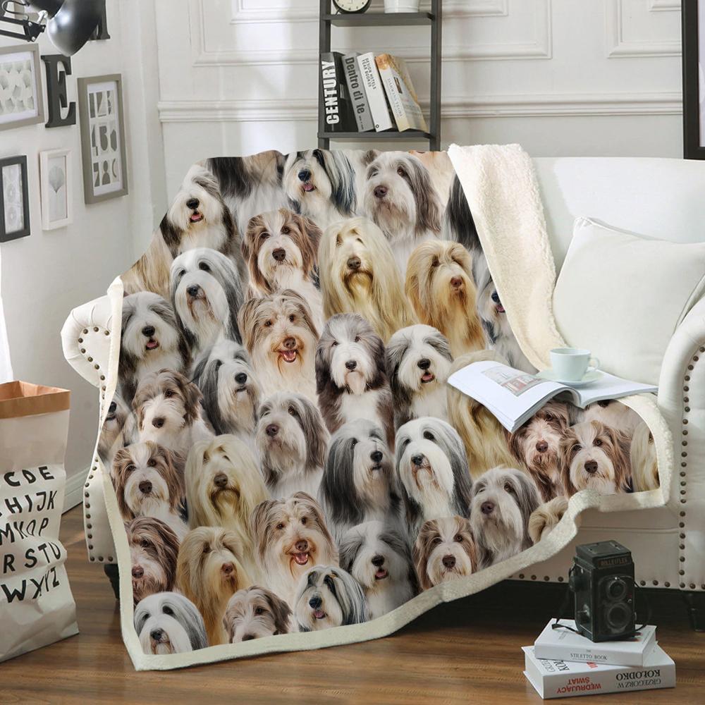 You Will Have A Bunch Of Bearded Collies Blanket