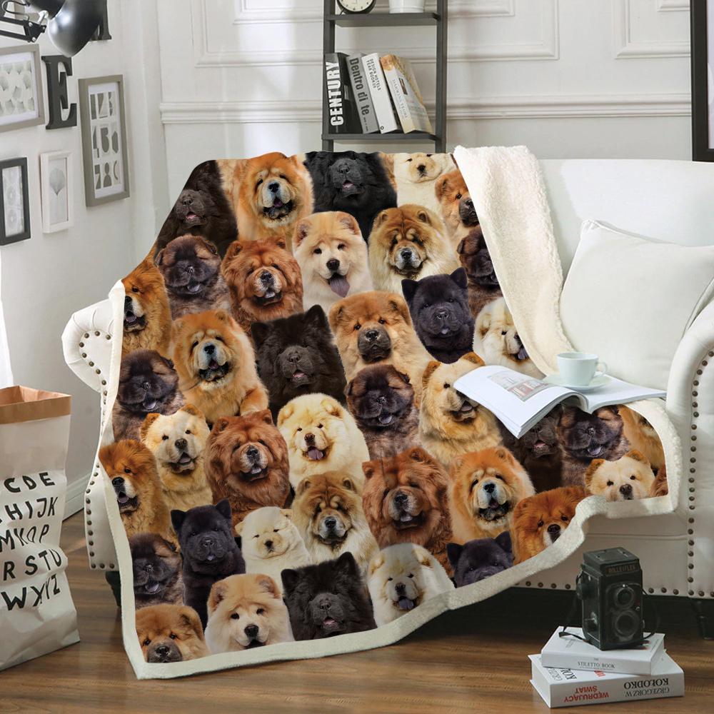 You Will Have A Bunch Of Chow Chows Blanket