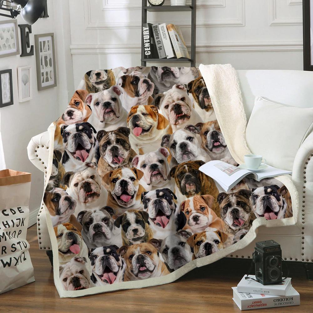 You Will Have A Bunch Of English Bulldogs Blanket