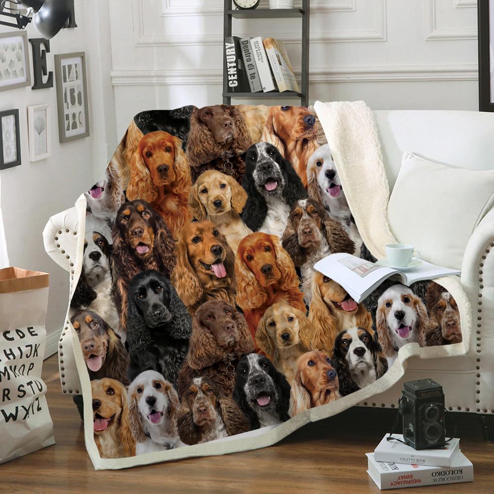 You Will Have A Bunch Of English Cocker Spaniels Blanket