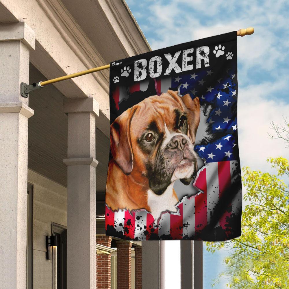 Boxer Dog Flag