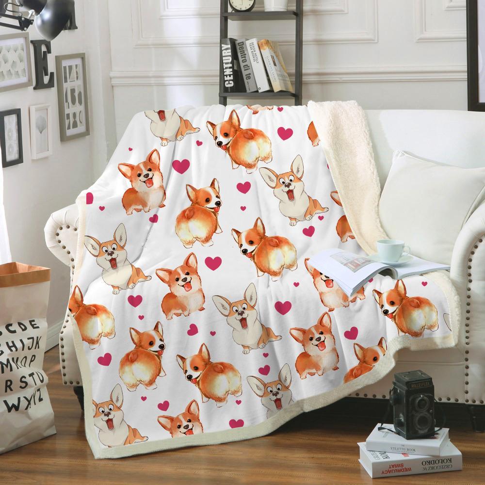 Welsh Corgi Blanket