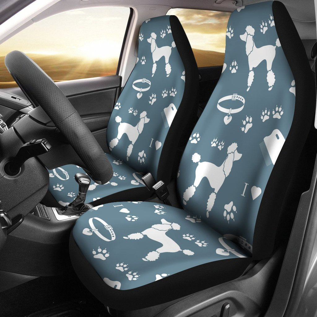 Poodle Car Seat Cover