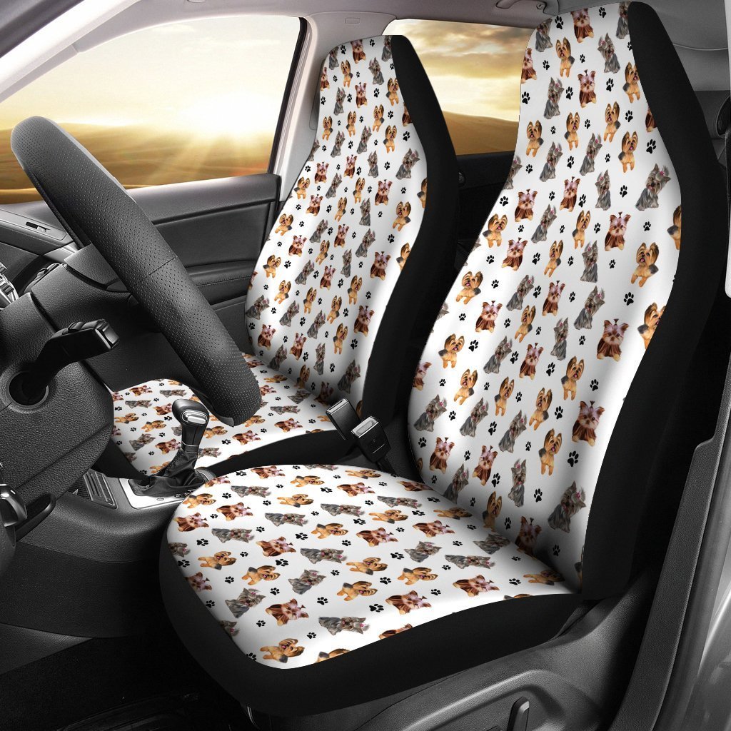 Yorkshire Terrier Pattern Car Seat Cover