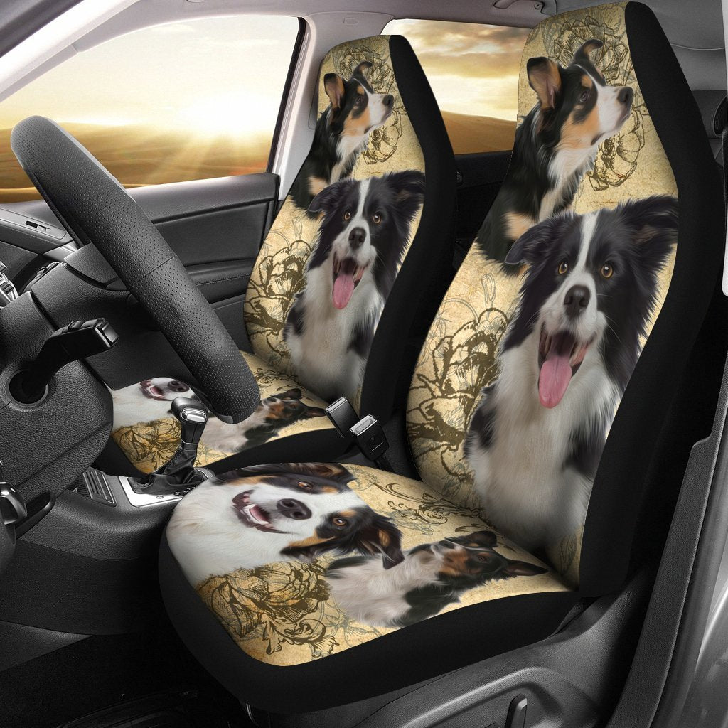 Border Collie Dog Car Seat Cover