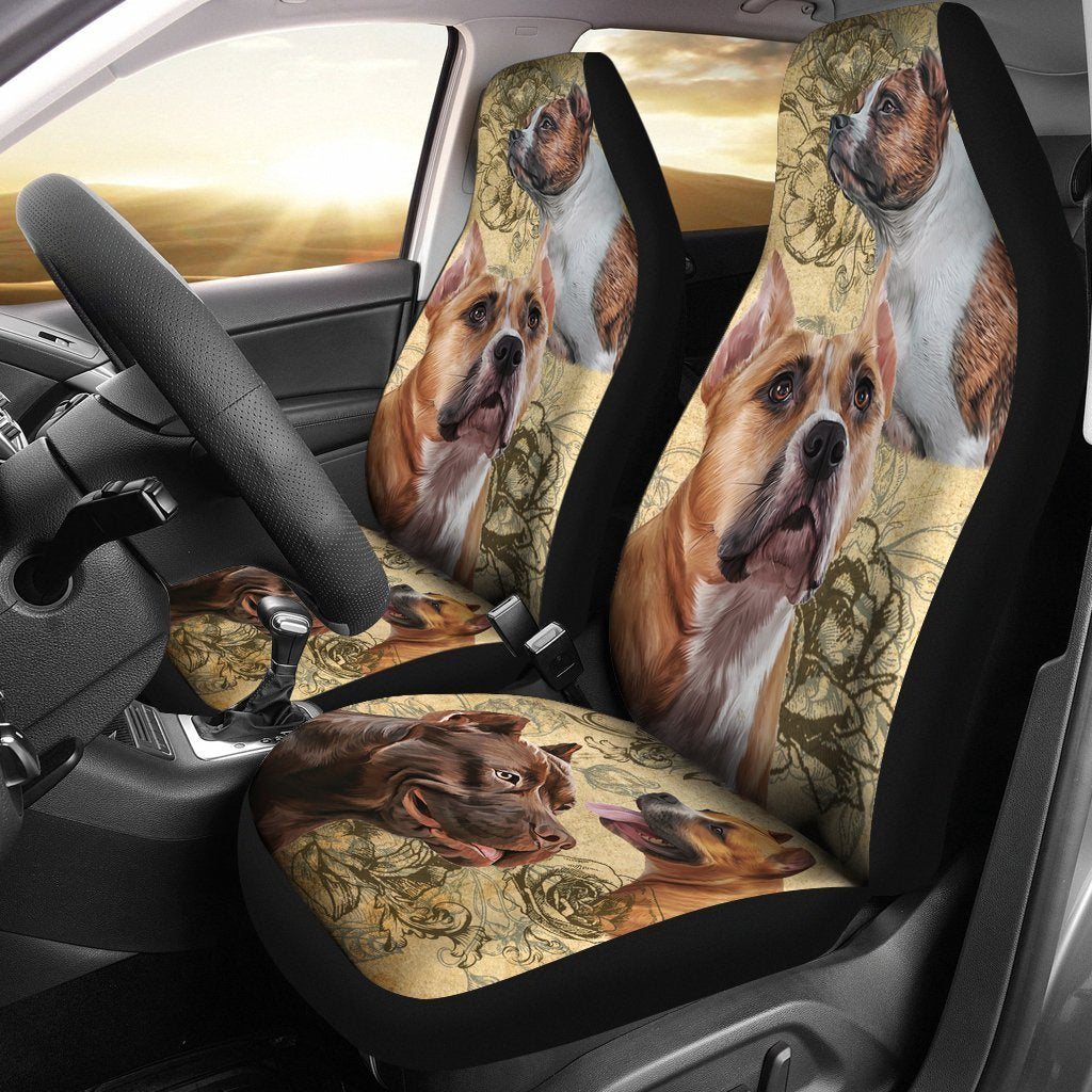Staffordshire Bull Terrier Car Seat Cover