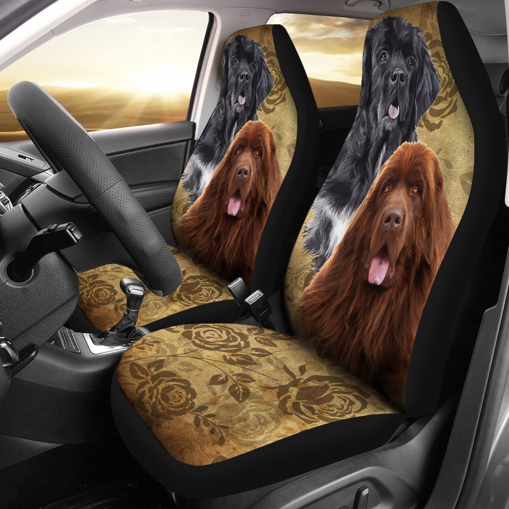Newfoundland Dogs Pets Car Seat Cover