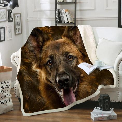 German Shepherd Blanket