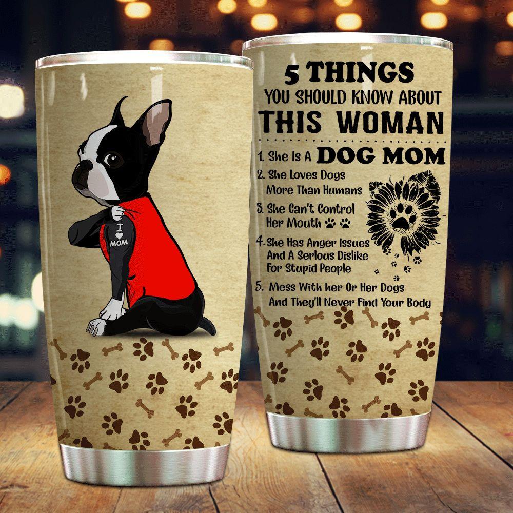 Boston Terrier Tumbler