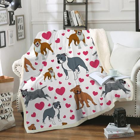 Staffordshire Bull Terrier Blanket