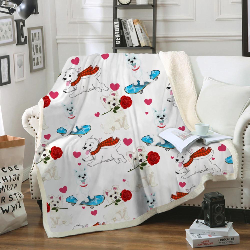 West Highland White Terrier Blanket