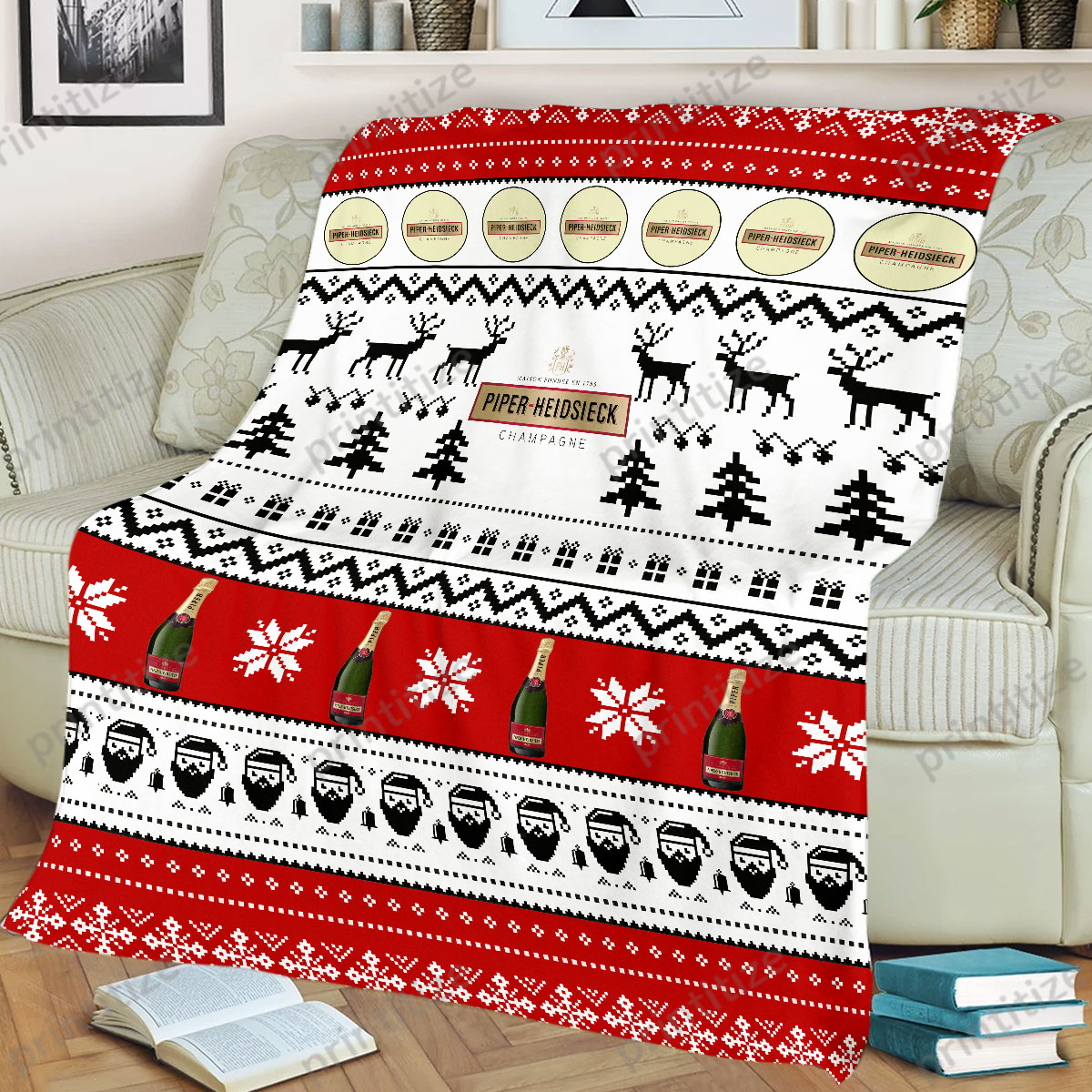 Piper Heidsieck Ugly Christmas Pattern Blanket