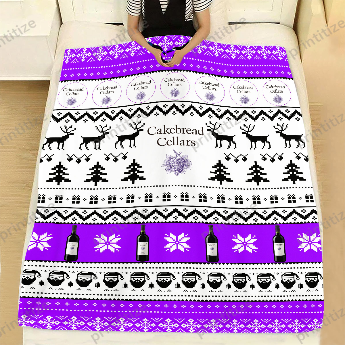 Cakebread Ugly Christmas Pattern Blanket